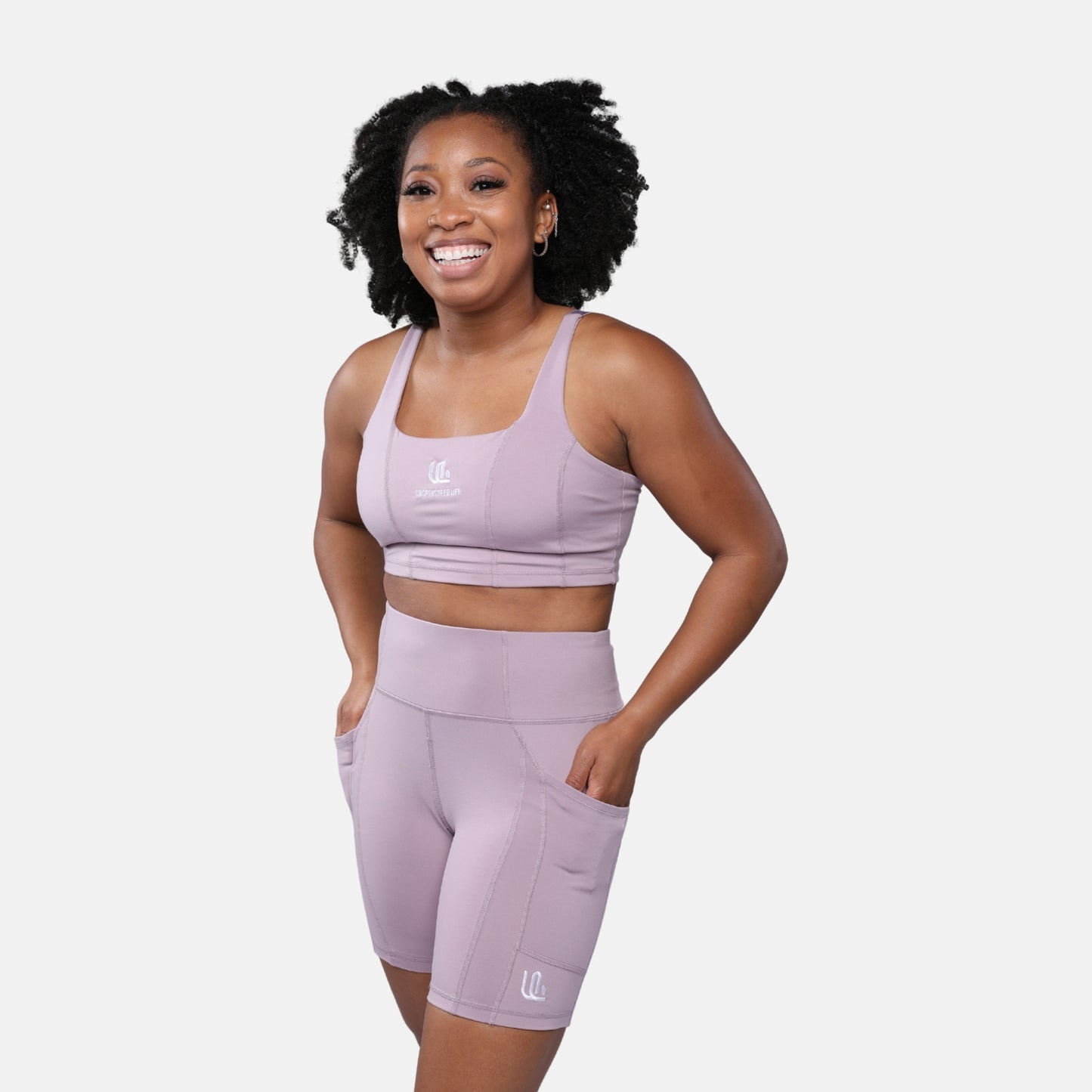 Curved Biker Shorts